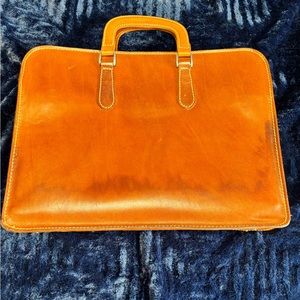 I Medici Leather Attache Case purchased in Florence Italy.